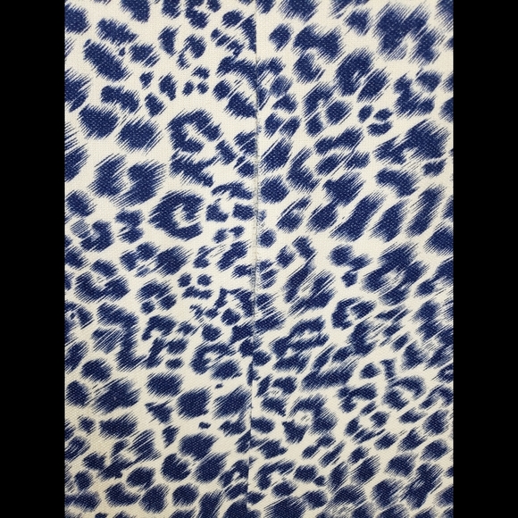 Cartonnier Anthropologie Blue Animal Print Blazer - Picture 9 of 9